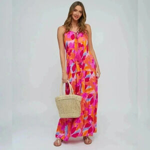 NEW Pia Rossini Floral Astoria Maxi Dress